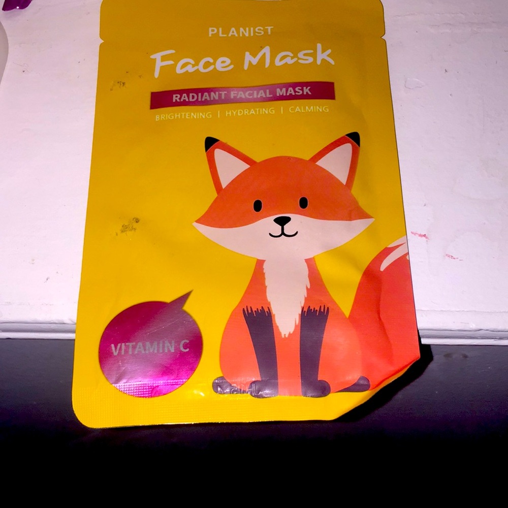 We have a face mask with vitamin c